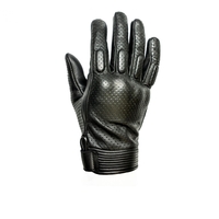 Helstons Side Perforated Gants De Moto Noir T11