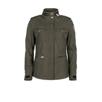 Helstons Tara Canvas Cotton Khaki Jacket S