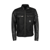 Helstons Winston Canvas Cotton Leather Black Black Jacket S