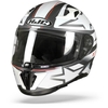 HJC I70 Cravia MC10SF Casque Intégral Blanc Gris Rouge 2XL