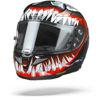 HJC RPHA 11 Venom 2 Marvel MC1 Casque Intégral Noir Rouge Blanc XL
