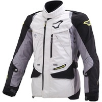 Macna Equator Veste Gris Clair Gris Foncé Noir 2XL