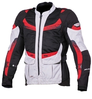 Macna Furio Veste Noir Gris Clair Rouge S