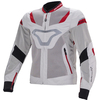 Macna Rotor Veste Noir Gris Clair Rouge S