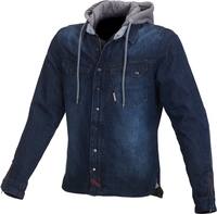 Macna Westcoast Chemise De Moto Bleu Foncé 2XL