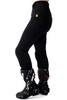 MotoGirl Ribbed Knee Leggings 34