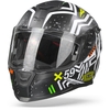 Nexx SX.100 ENIGMA Black WHITE MATT 2XL