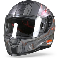 Nexx Sx.100 Gigabot Grey Red Matt L