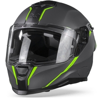 Nexx SX.100R Shortcut Casque Intégral Gris Fluo Mat M