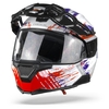 Nexx X.Vilijord Mudvalley Casque Modulable Blanc Bleu Rouge XS