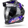 Nexx X.WED2 Wild Country Casque Aventure Noir Bleu XS