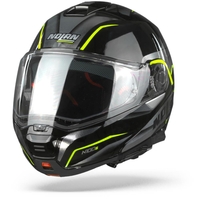 Nolan N100-5 Balteus 43 Casque Modulable Noir Jaune Brillant M