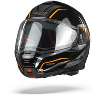 Nolan N100-5 Balteus 44 Casque Modulable Noir Orange Brillant S