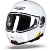 Nolan N100-5 Classic N-Com 005 Blanc Metal M