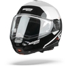Nolan N100-5 Plus Distinctive 22 Casque Modulable Blanc Métal Noir XL