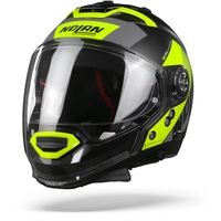 Nolan N70-2 GT Celeres 32 Flat Noir Jaune Argent 2XL