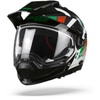 Nolan N70-2 X Decurio 34 Casque Aventure Blanc Métal Vert Rouge Noir M