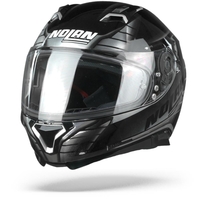 Nolan N87 Aulicus 80 Casque Intégral Noir Métal Argent S