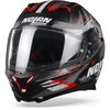 Nolan N87 Carnival 84 Casque Intégral Flat Noir Rouge Anthracite M