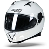 Nolan N87 Classic N-Com Blanc Metal S