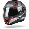 Nolan N87 Miles 87 Casque Intégral Flat Lava Gris Rouge Blanc XL