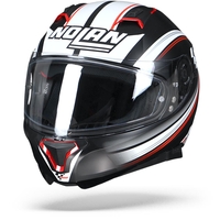 Nolan N87 MotoGP N-Com 061 Mat Noir Blanc Rouge M