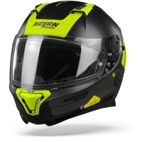 Nolan N87 Plus Distinctive 25 Casque Intégral Flat Noir Jaune 2XL