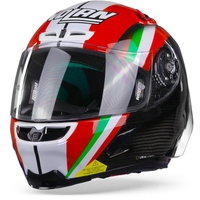 Nolan X-803 RS Ultra Carbon 20 Stoner Together Casque Intégral Carbone Noir Rouge Blanc Vert XL
