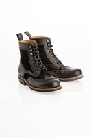 ROKKER Frisco Brogue Bottes De Moto Noir 42