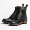 ROKKER Frisco Brogue Lady Black Motorcycle Boots 41