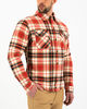 Rokker Phoenix Rider Shirt Red Black Beige S