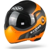 ROOF BoXXer Fuzo Casque Modulable Orange Noir Mat M