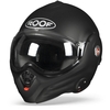 ROOF Desmo Casque De Moto Modulable Noir Mat XS