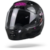 ROOF RO200 Carbon Panther Casque Intégral Noir Rose Fluo ML