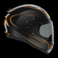 ROOF RO200 Neon Black Orange S