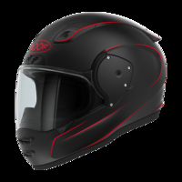 Roof RO200 Neon Mat Black Red L
