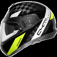 Schuberth C4 Pro Carbon Avio Black Yellow Modular Helmet S