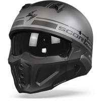 Scorpion Covert-X Tussle Matt Silver-Black L