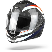 Scorpion EXO-1400 Air Carbon Legione Casque Intégral Rouge Bleu 2XL
