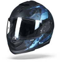 Scorpion EXO-1400 Air Sylex Mat Noir Bleu 2XL