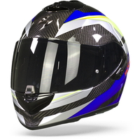 Scorpion Exo-1400 Carbon Air Legione Blue-Neon Yellow M