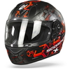 Scorpion Exo-390 Cube Matt Black-Red 2XL