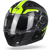 Scorpion EXO-490 Supernova Black Neon Yellow Full Face Helmet L