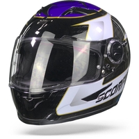 Scorpion EXO-490 Tour White Blue 2XL