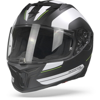 Scorpion EXO-520 Air Lemans Matt Black Silver White L