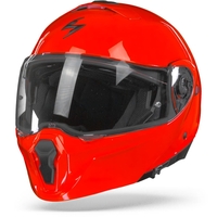 Scorpion EXO-930 Solid Neon Red Modular Helmet 2XL