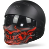 Scorpion Exo-Combat Evo Samurai Matt Black Red XL