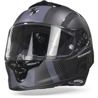 Scorpion EXO-R1 Carbon Air Mg Black Matt Silver L