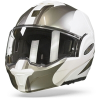 Scorpion Exo-Tech Forza Pearl White-Silver XS