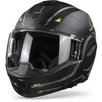 Scorpion EXO-Tech Square Matt Black Neon Yellow S